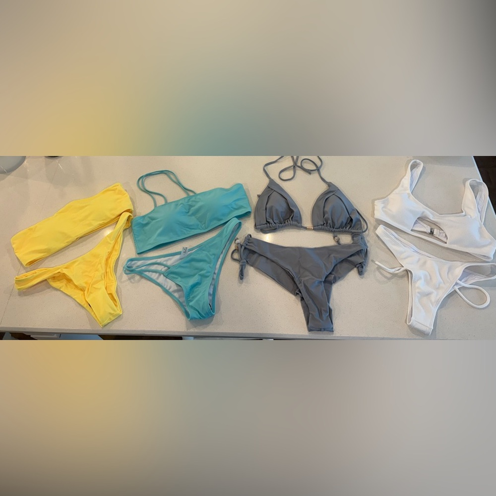 NWT Bikini Lot (4 sets, size L)